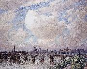 Emile Claus Waterloo Bridge in the Sun oil painting reproduction